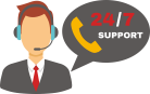 24 hours technical support