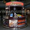 Full collor indoor, round 360° LED display in the Hershey's kiosk in the airport of Athens!This is a model of 4mm pixel pitch.