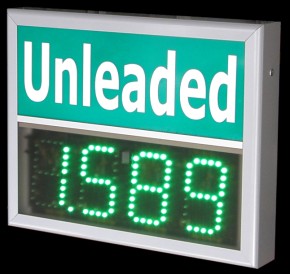 Display a LED dei prezzi per le stazioni di servizio (gas, benzina)