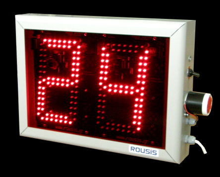 2-цифрени външни LED хронометри