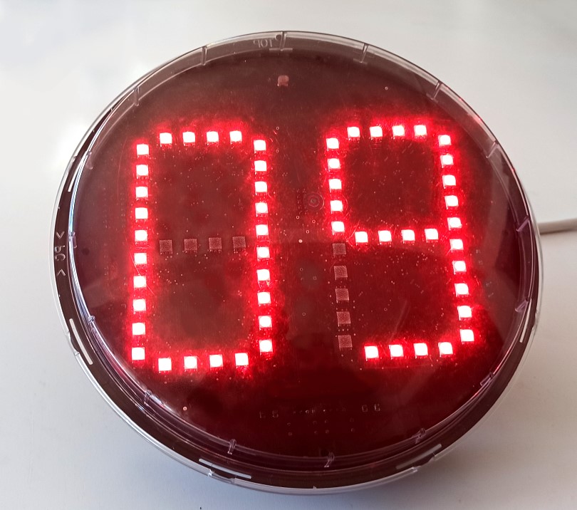 traffic lights LED timer in box 210mm