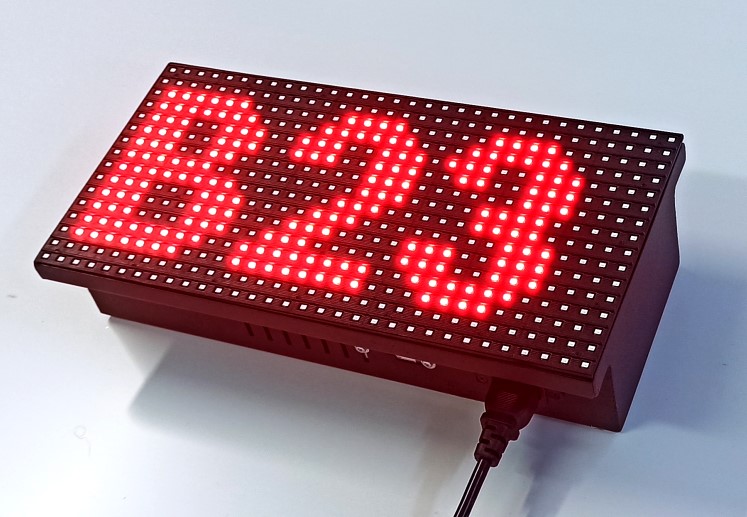Ηλεκτρονική πινακίδα για διαχείριση σειράς προτεραιότητας τύπου LED matrix ανάλυσης 32 Χ 16 