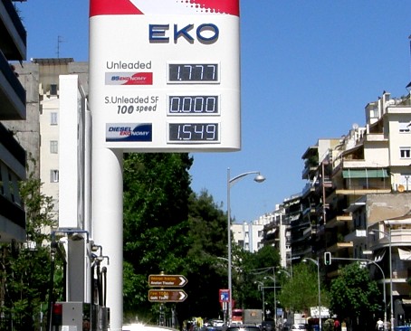 Eko gas prices led display